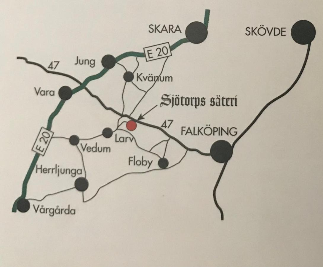 木屋 Sjoetorps Saeteris Stugby Larv